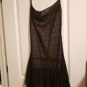 Victoria's Secret Black Lace Dress Sz 6 NWOT